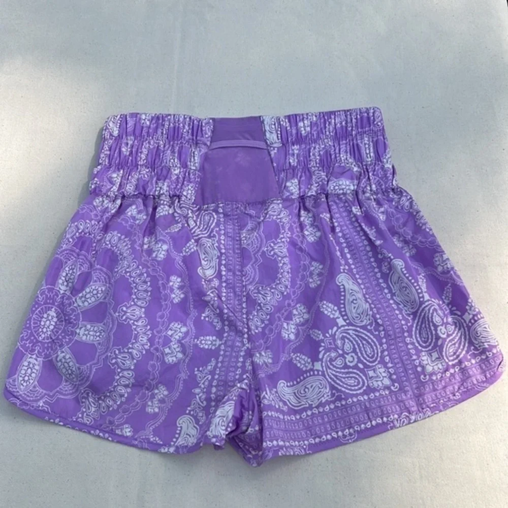 Free People The Way Home Printed Shorts